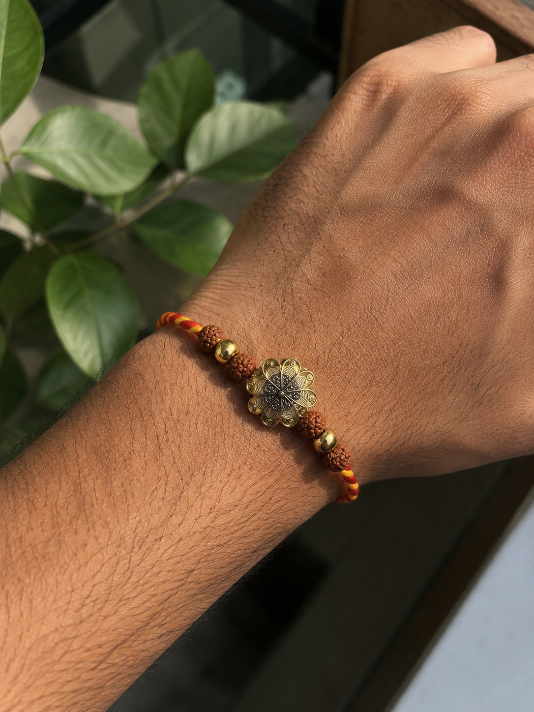 925 Silver Mandala Rakhi