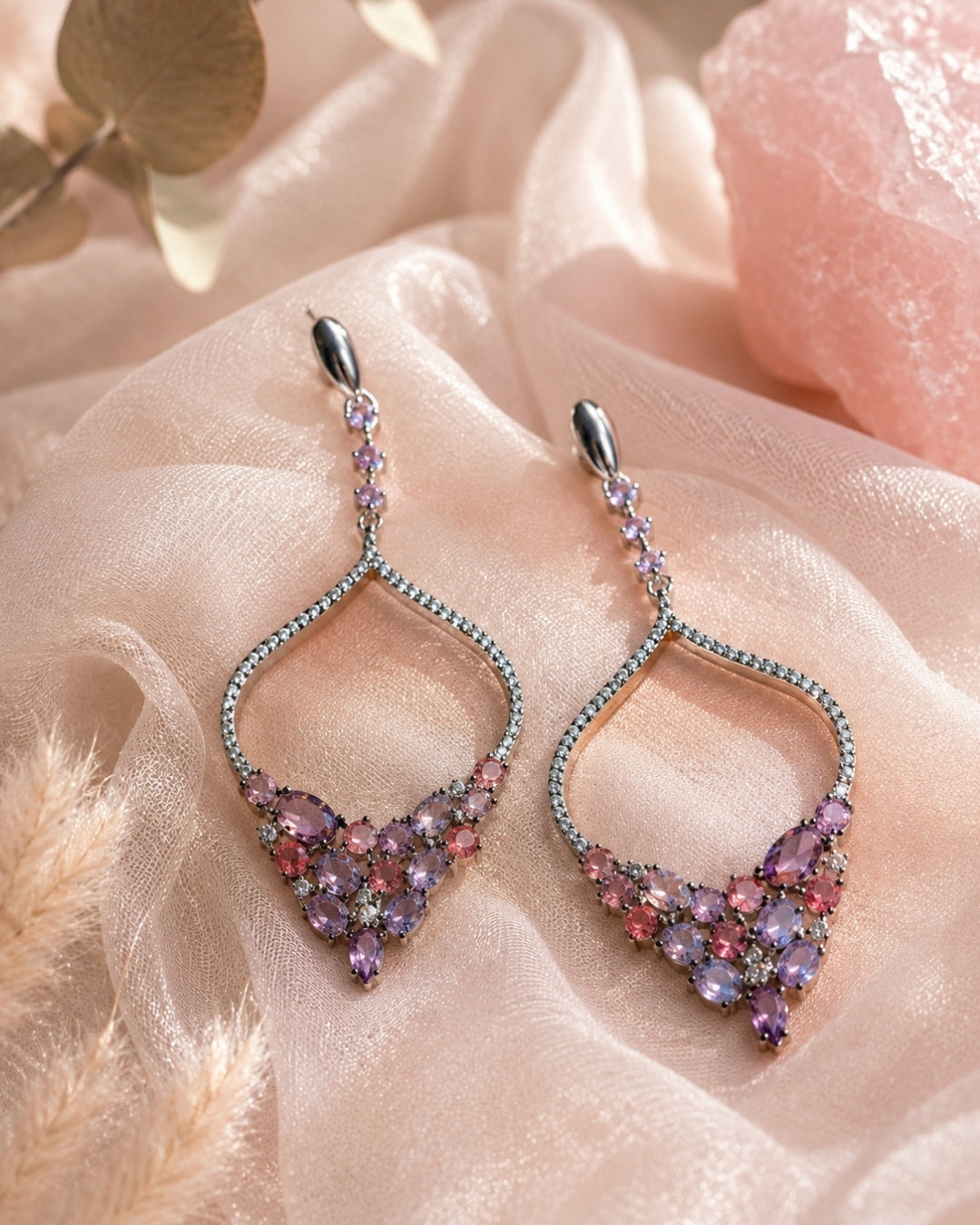 Crystal Meadow Earrings