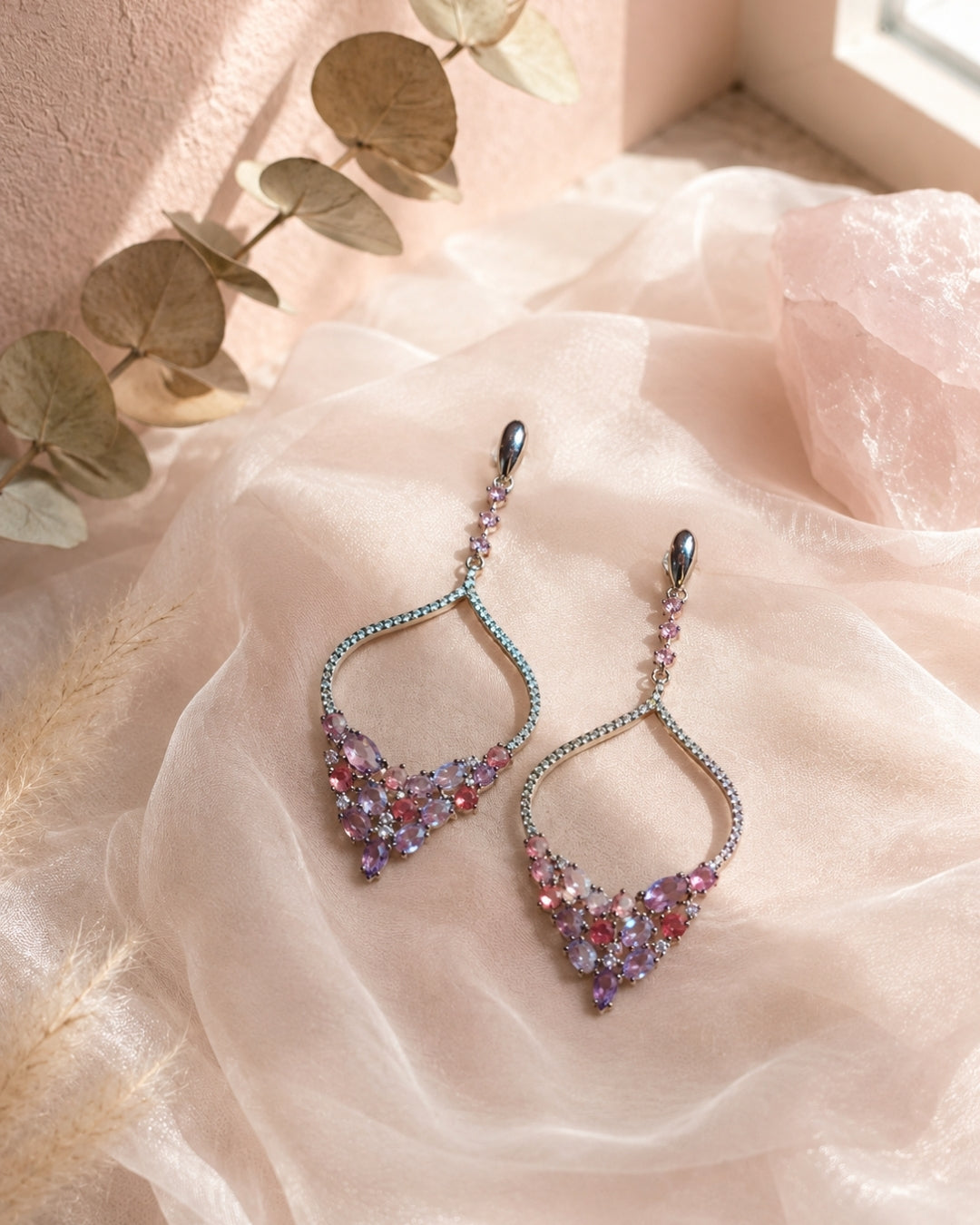 Crystal Meadow Earrings