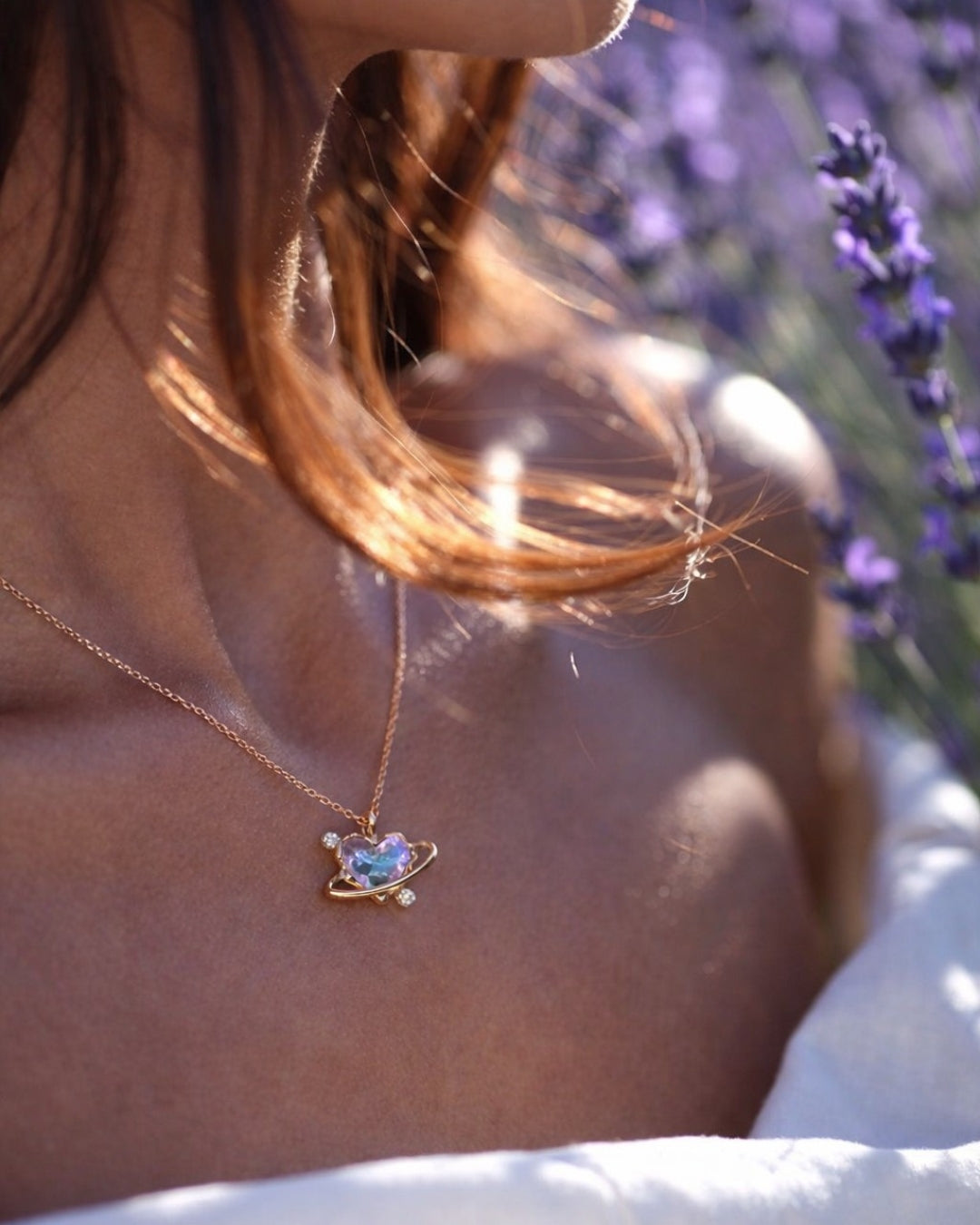 Saturn Love Necklace