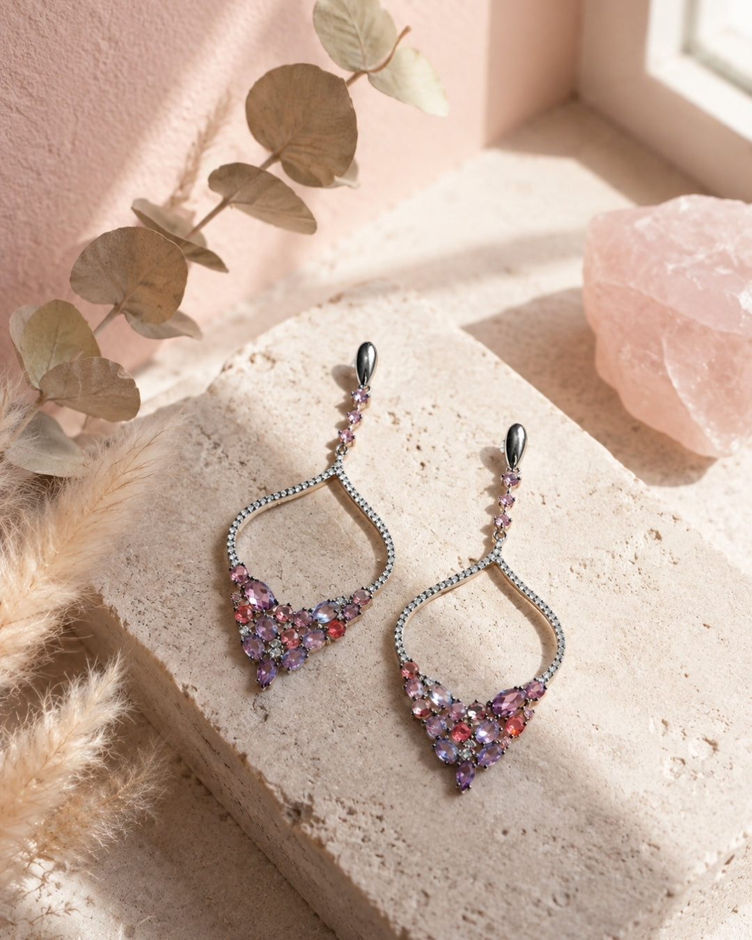 Crystal Meadow Earrings
