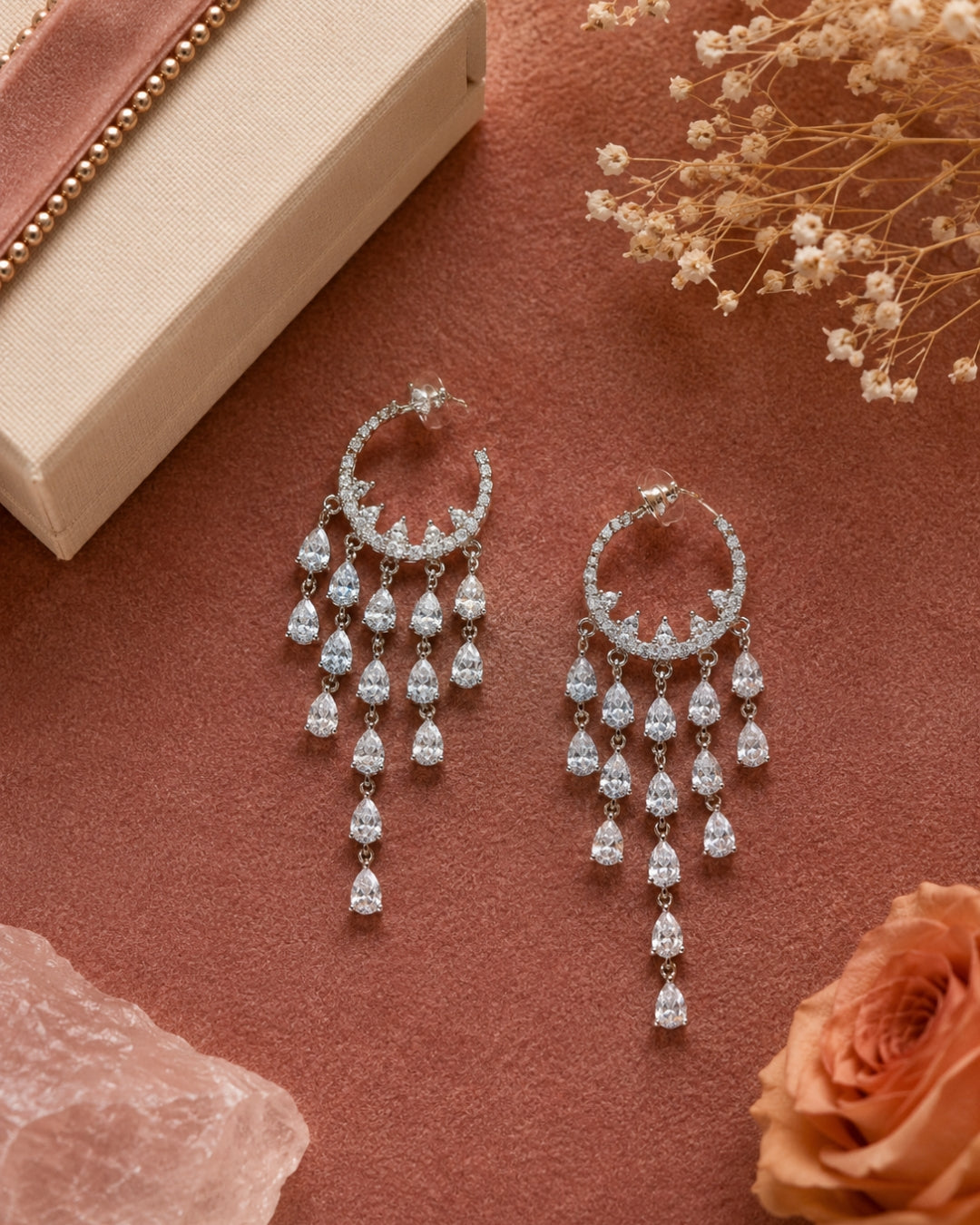 Crystal Rain Earrings