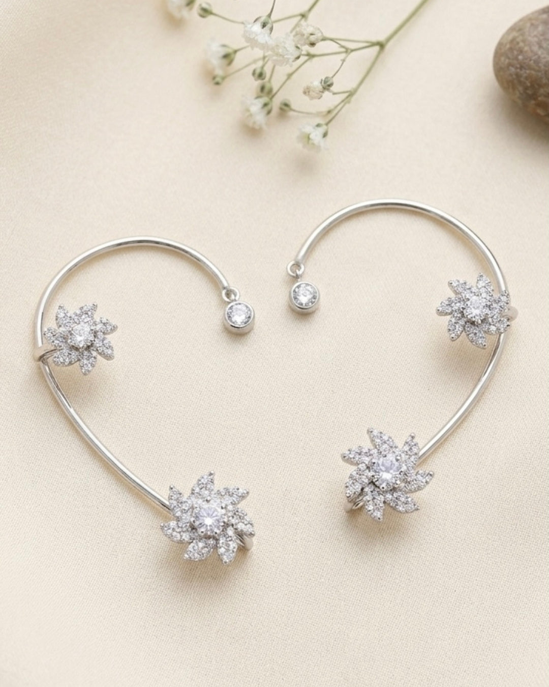 Star Flower Ear Cuffs