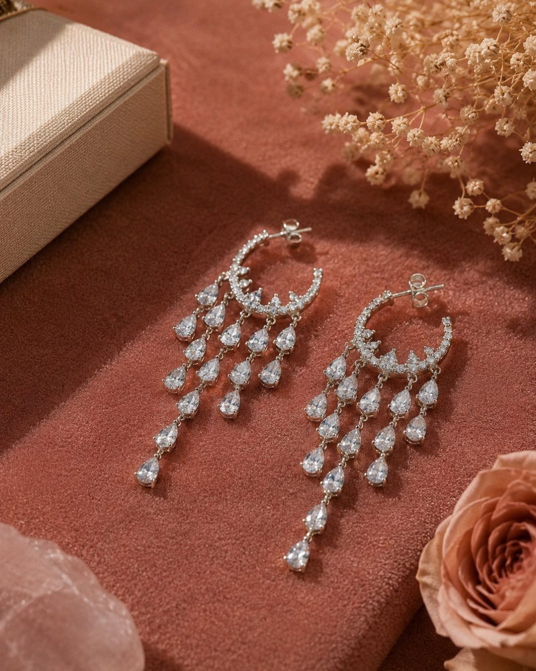Crystal Rain Earrings