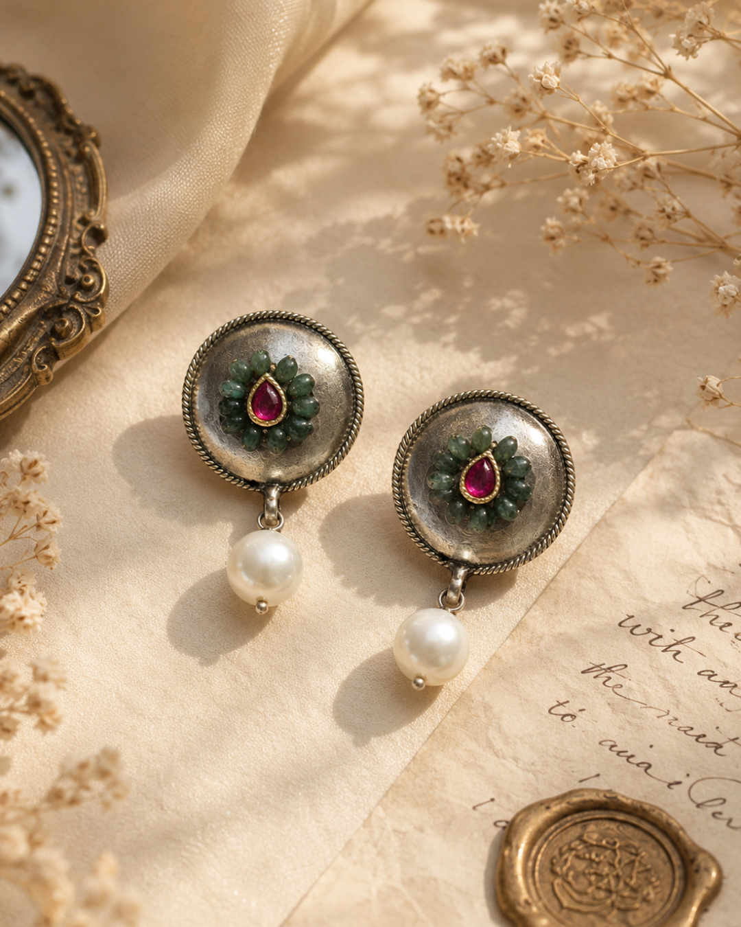 Zarina Pearl Drop Earrings