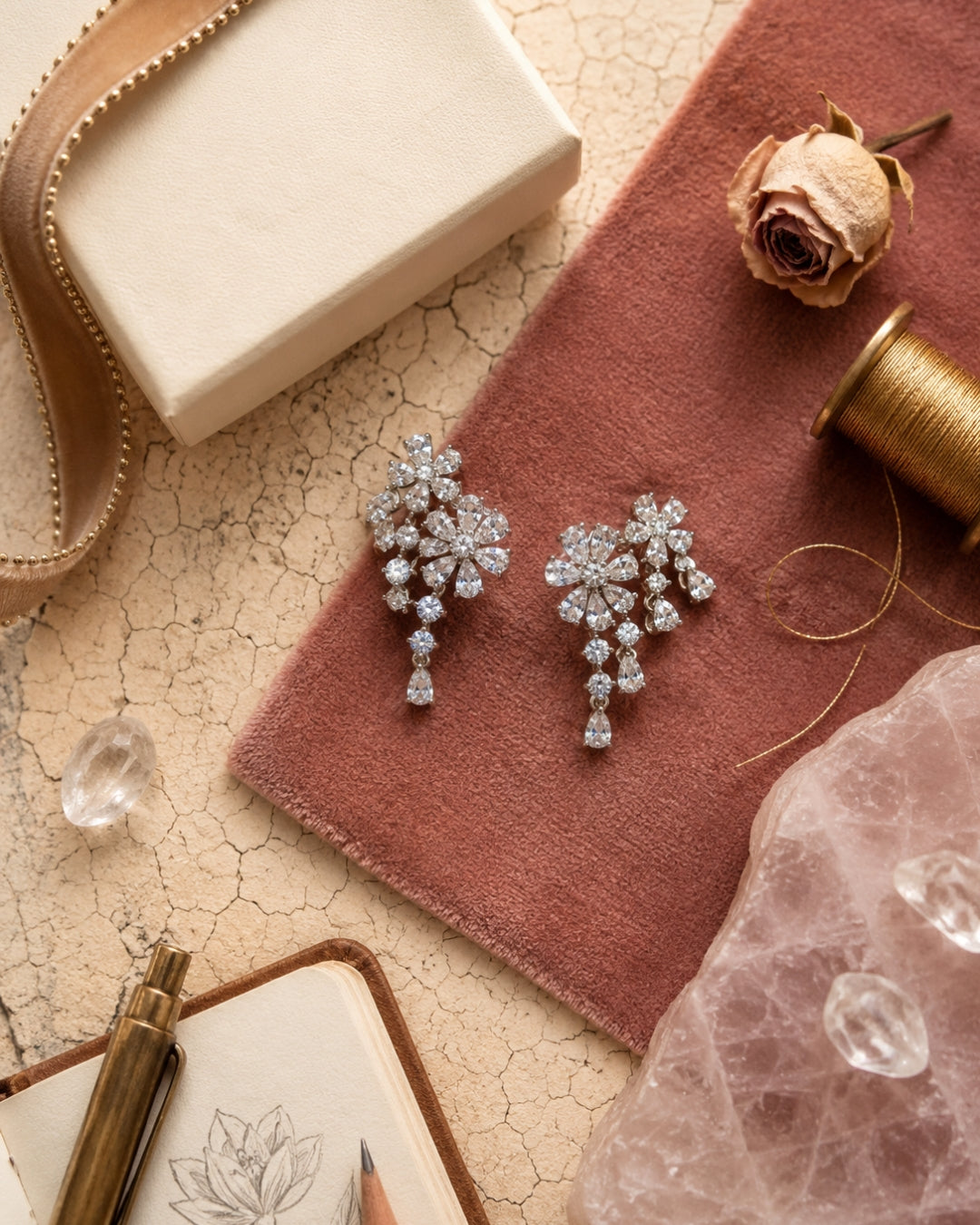 Petal Veil Earrings