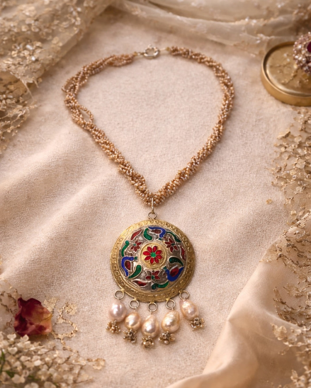 Rangrez Pearl Necklace