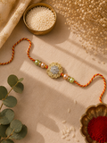 925 Silver Floral Rakhi