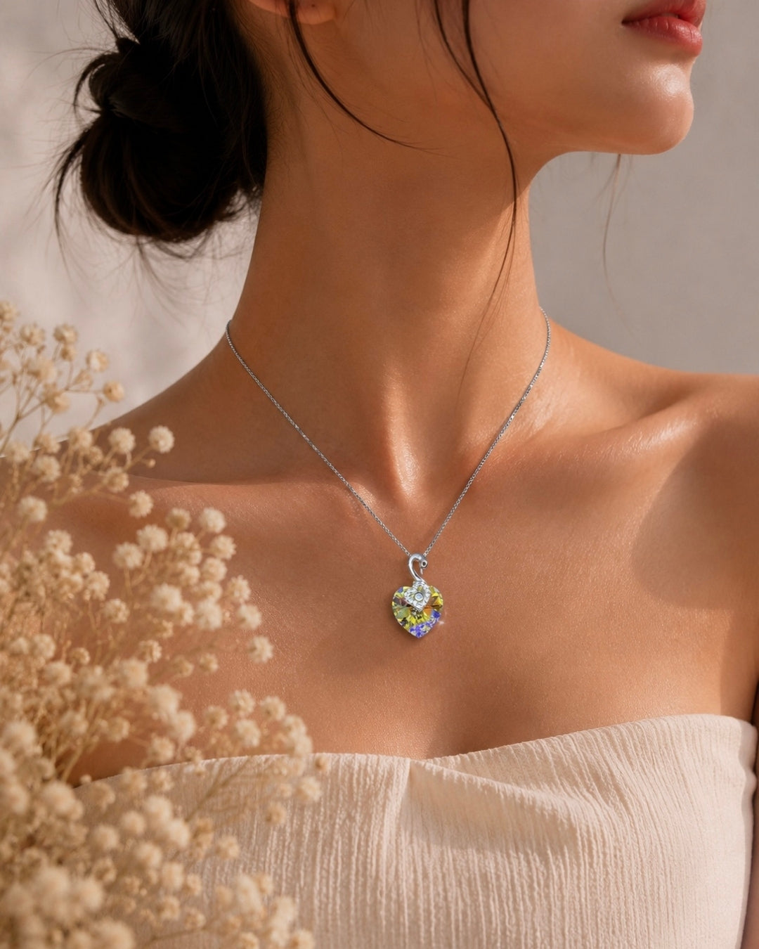 Aurora Heart Pendant