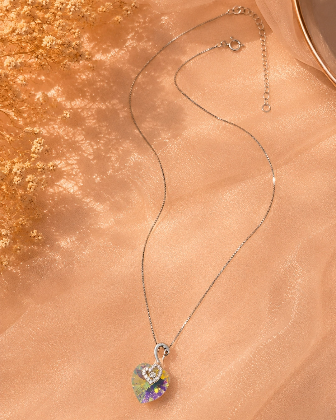 Aurora Heart Pendant