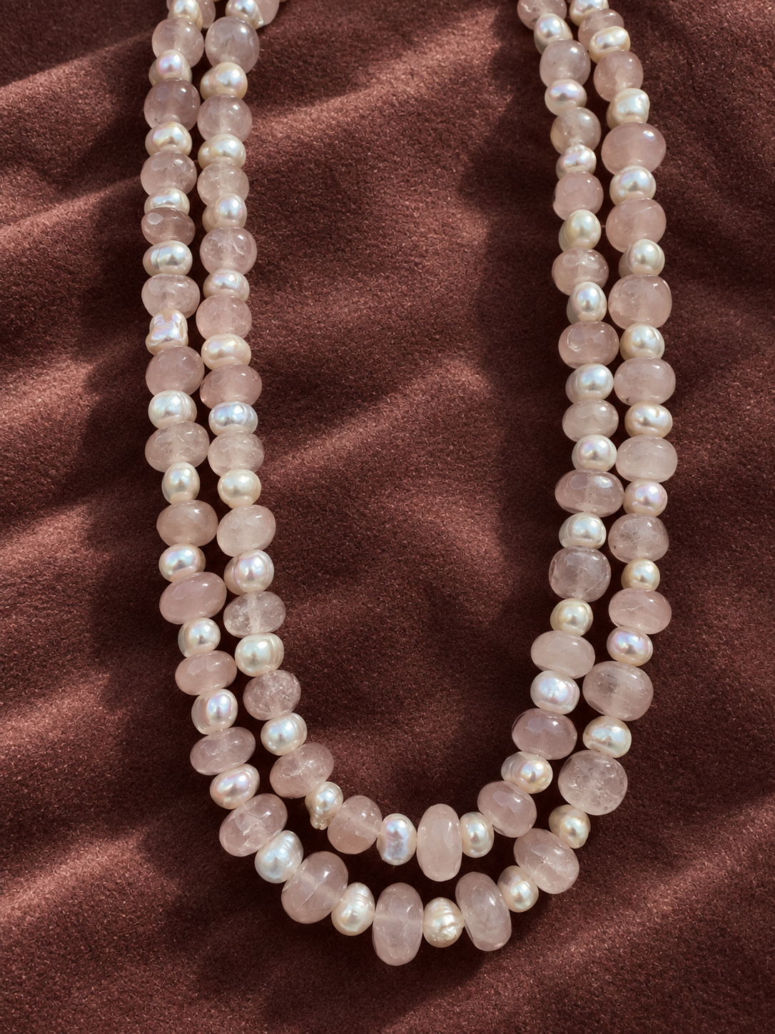 Pearl Rosette Necklace