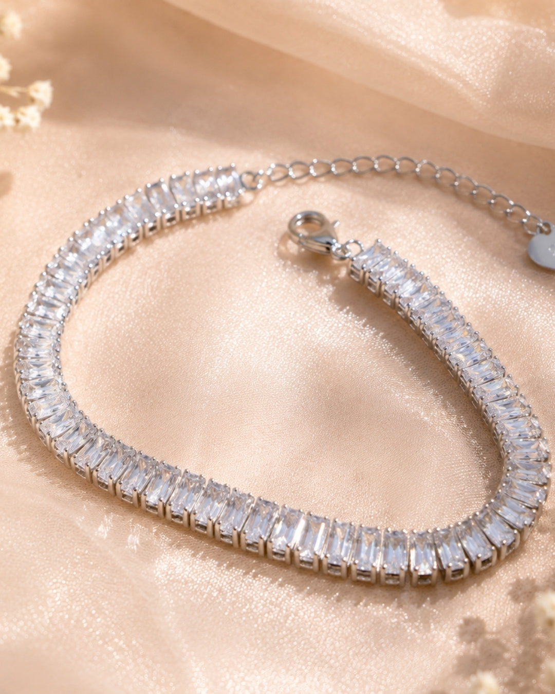 Everglow Baguette Tennis Bracelet