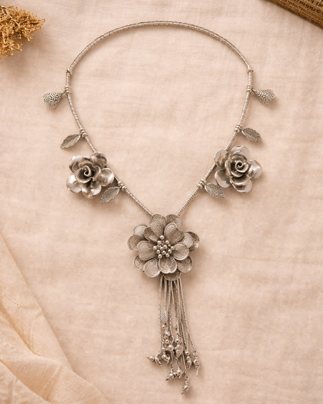 Floral Cascade Necklace