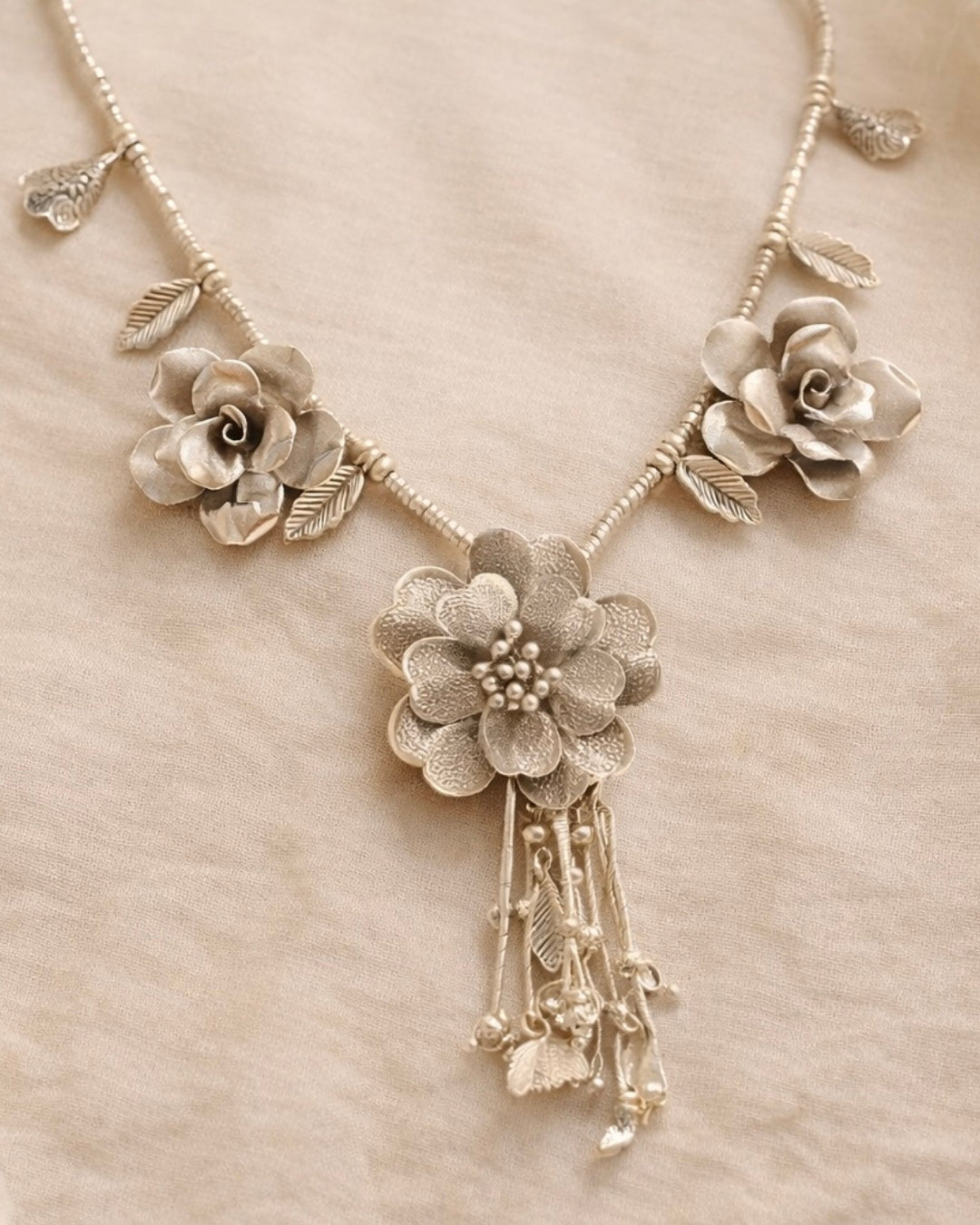 Floral Cascade Necklace
