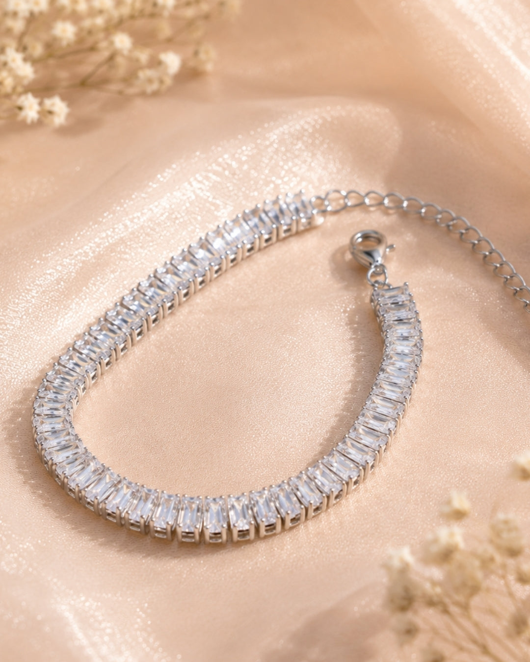 Everglow Baguette Tennis Bracelet