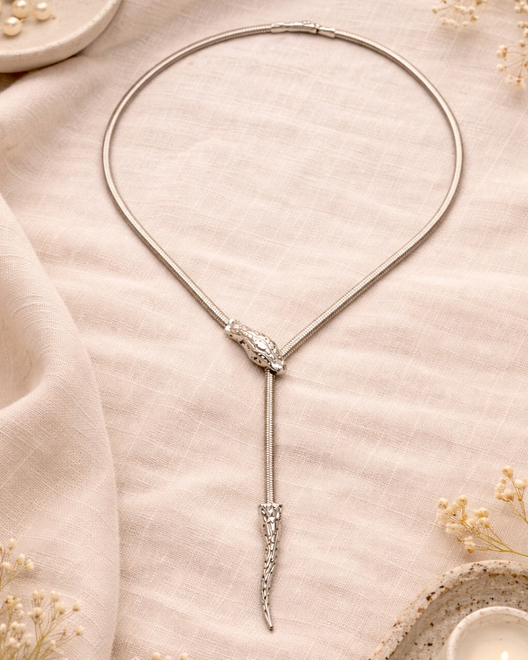 Serpent Drape Necklace