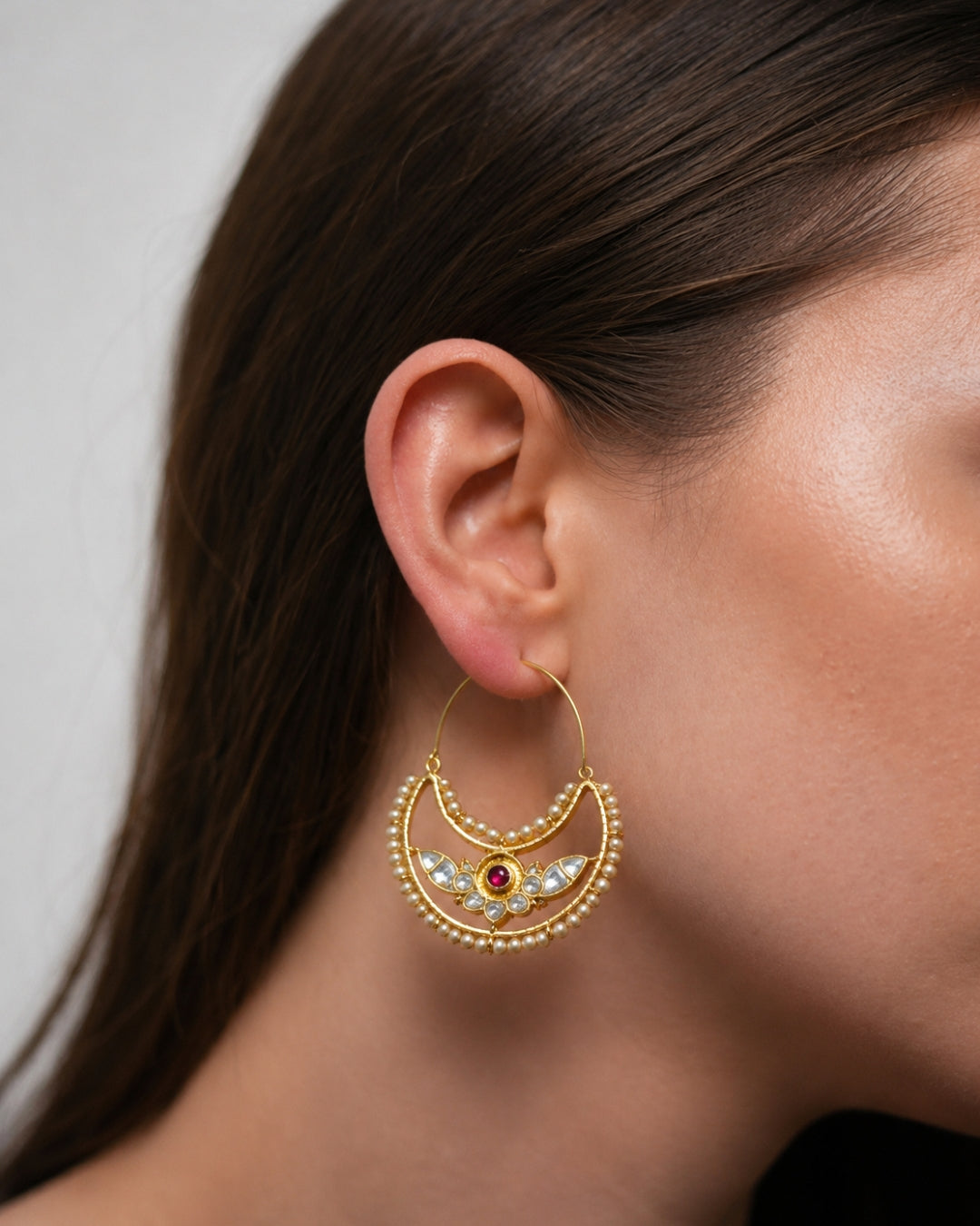 Ardhachandra Earrings