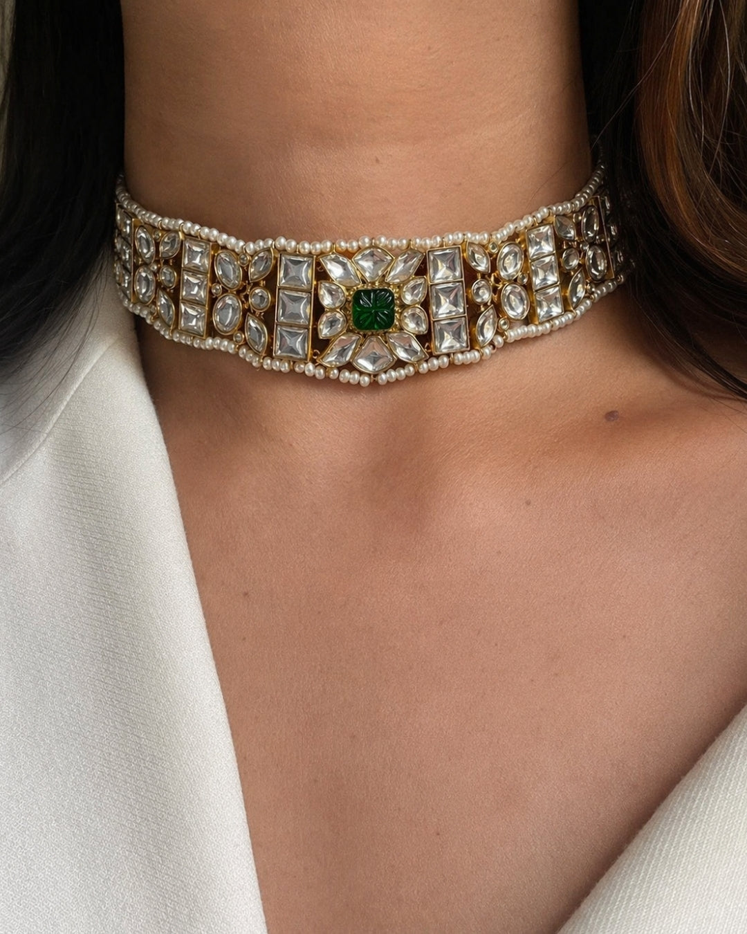 Noor Emerald Choker