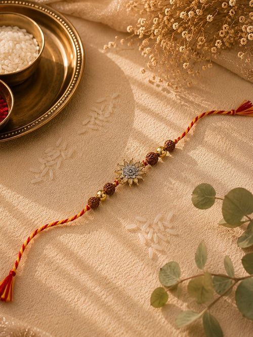 925 Silver Sun Rakhi