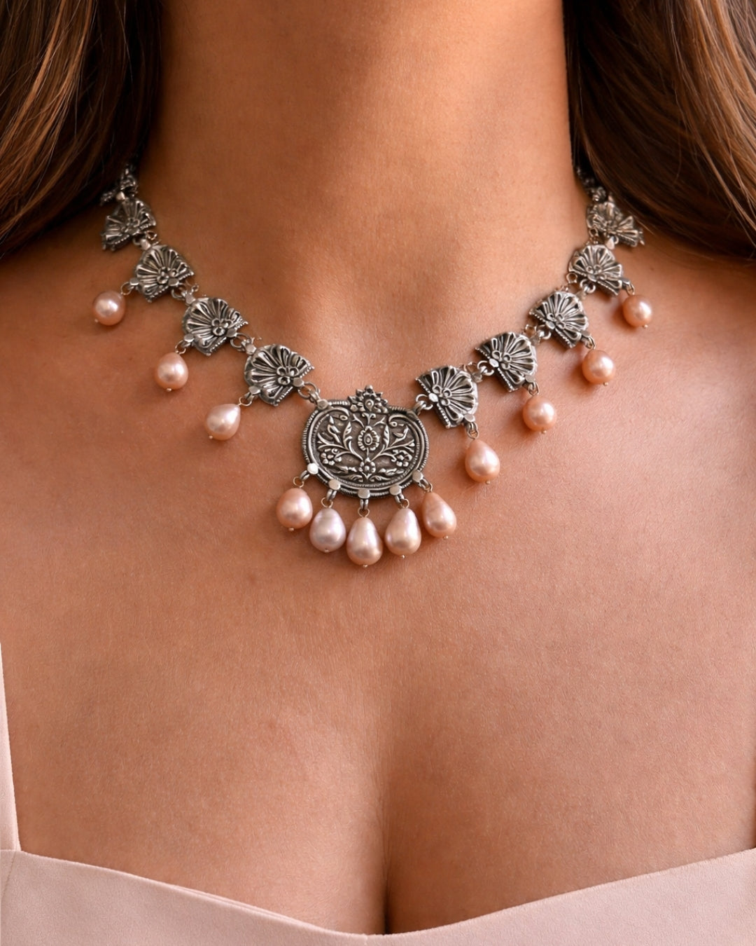Padma Pearl Necklace