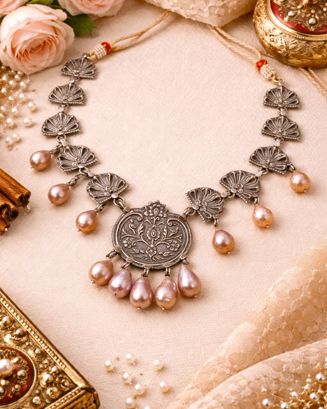 Padma Pearl Necklace