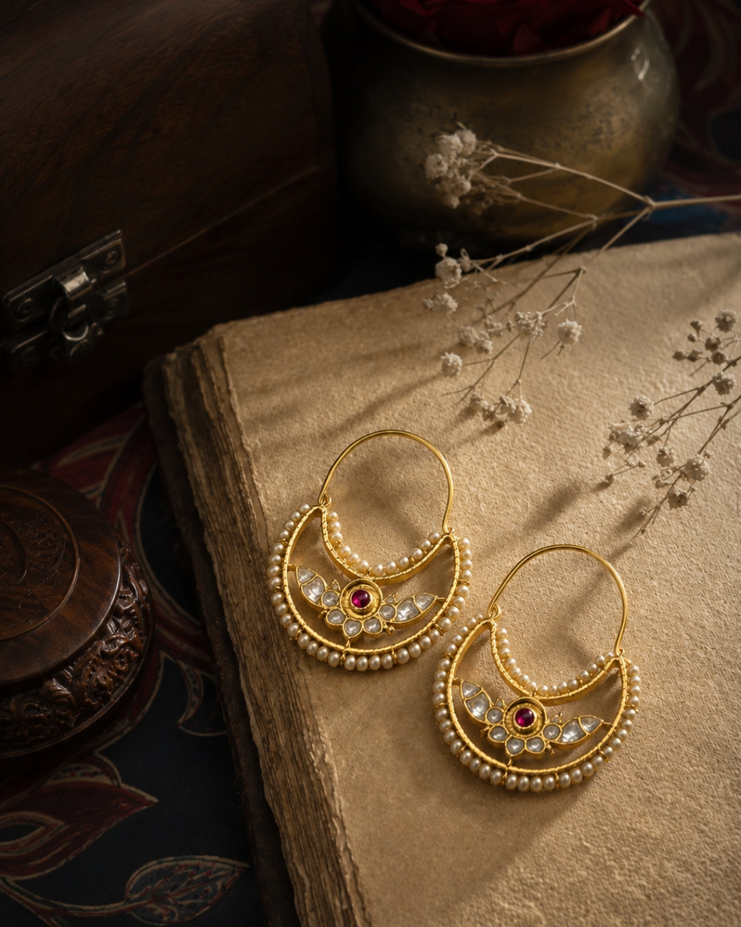 Ardhachandra Earrings