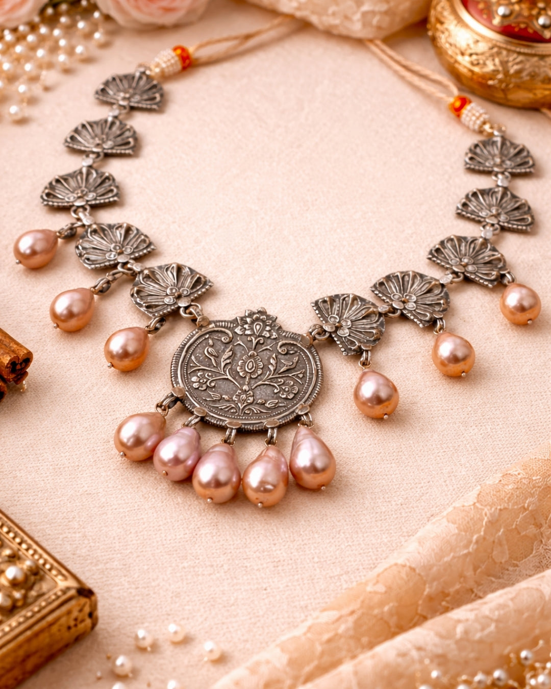 Padma Pearl Necklace