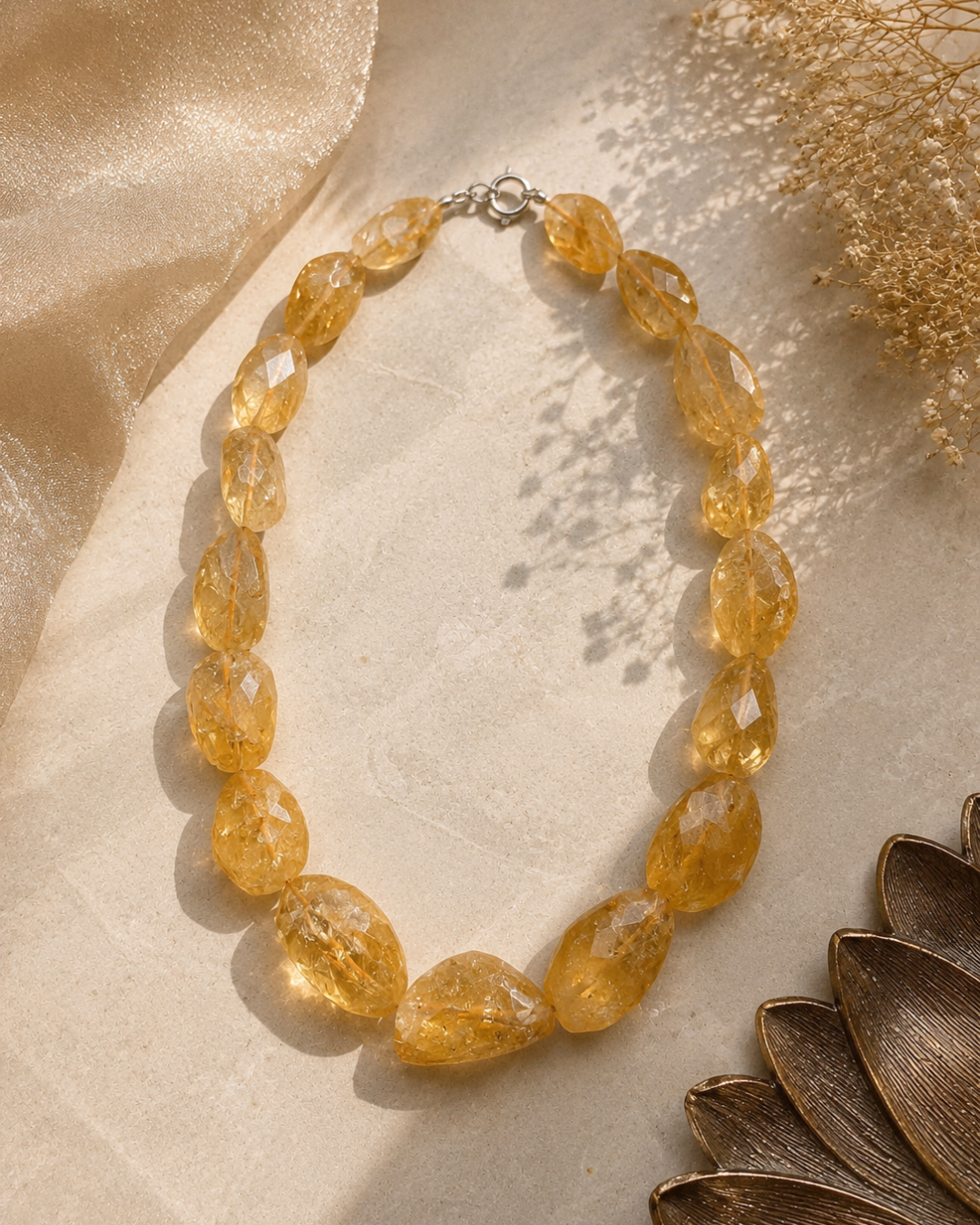 Honey Citrine Necklace