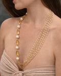 Citrine Sea Pearl Necklace