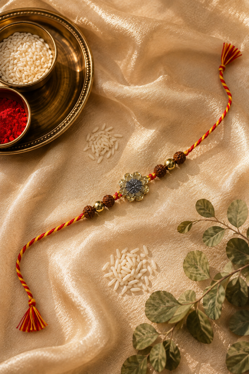925 Silver Mandala Rakhi