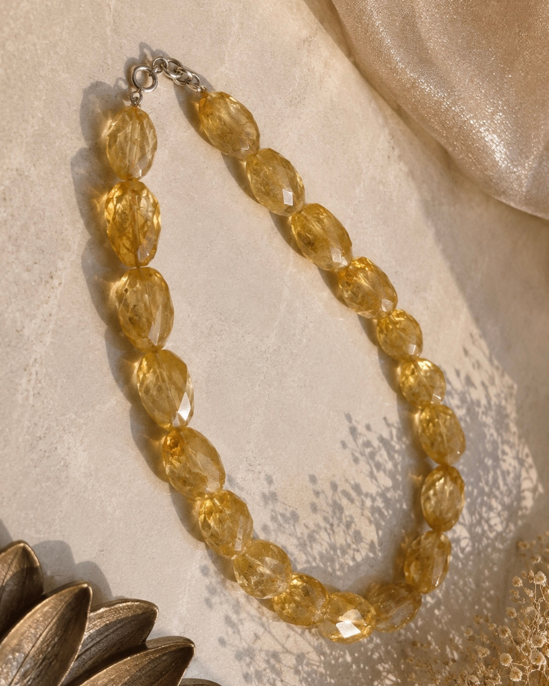 Honey Citrine Necklace