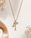 Butterfly Drop Necklace