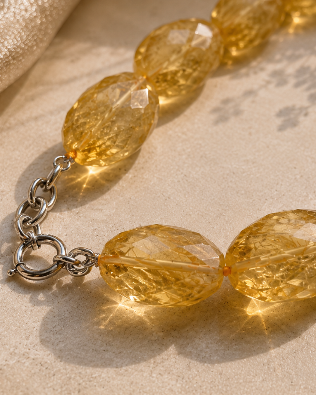 Honey Citrine Necklace