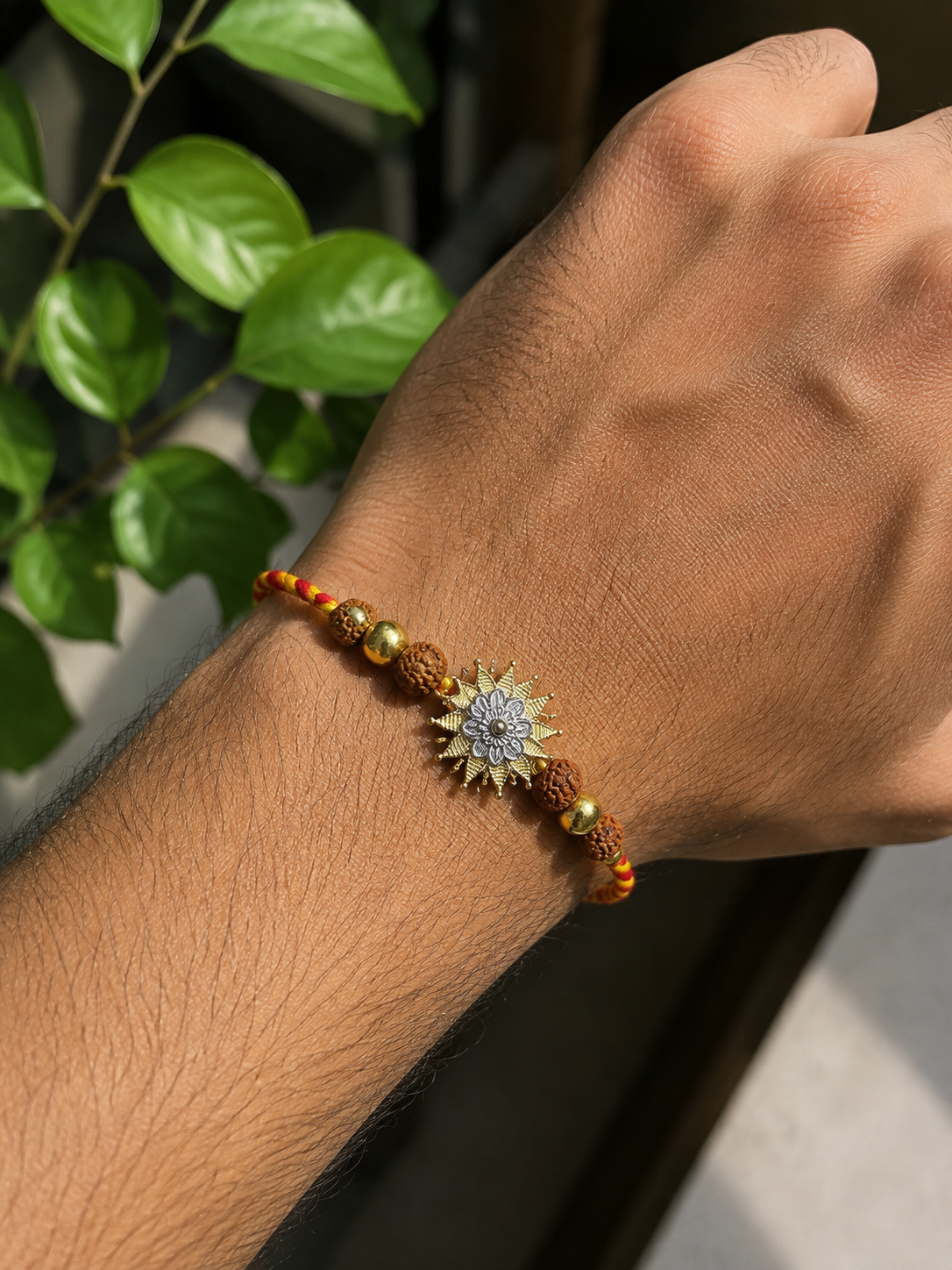 925 Silver Sun Rakhi