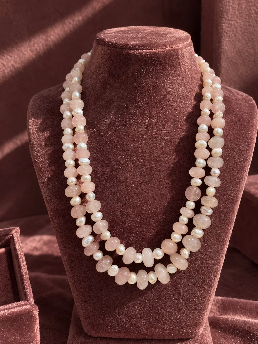 Pearl Rosette Necklace