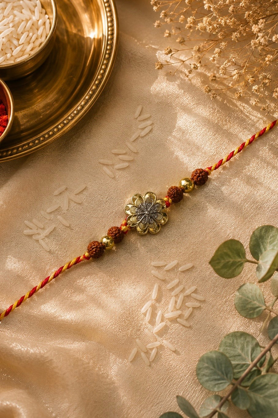 925 Silver Mandala Rakhi