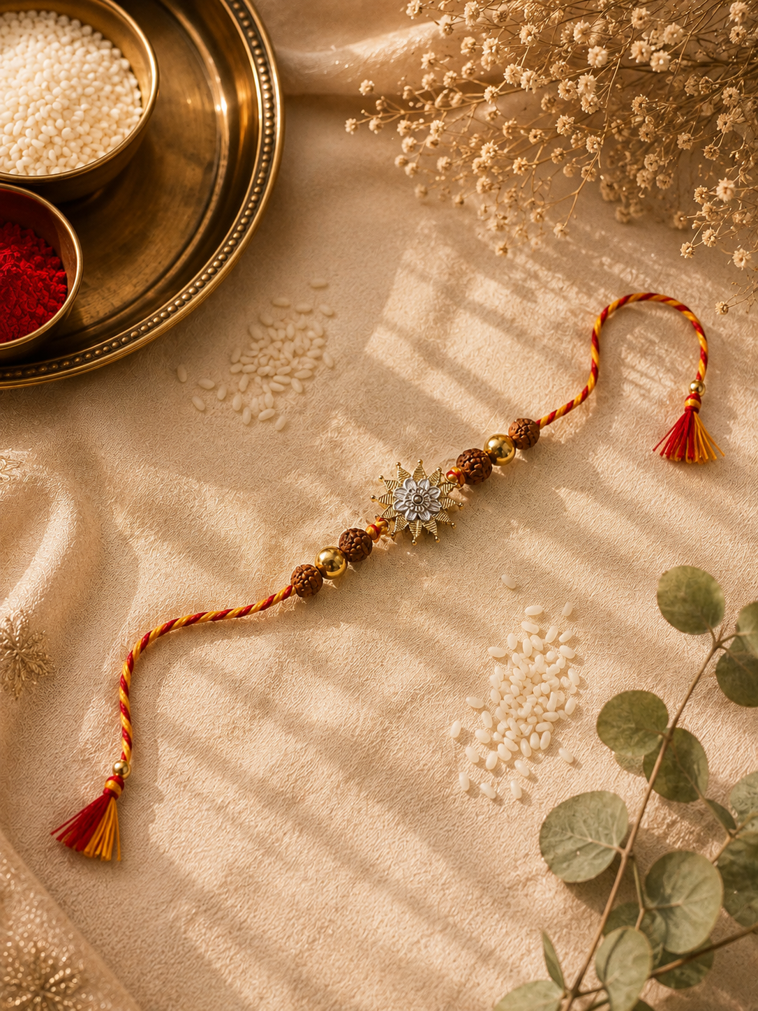 925 Silver Sun Rakhi