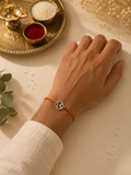 925 Silver Om rakhi